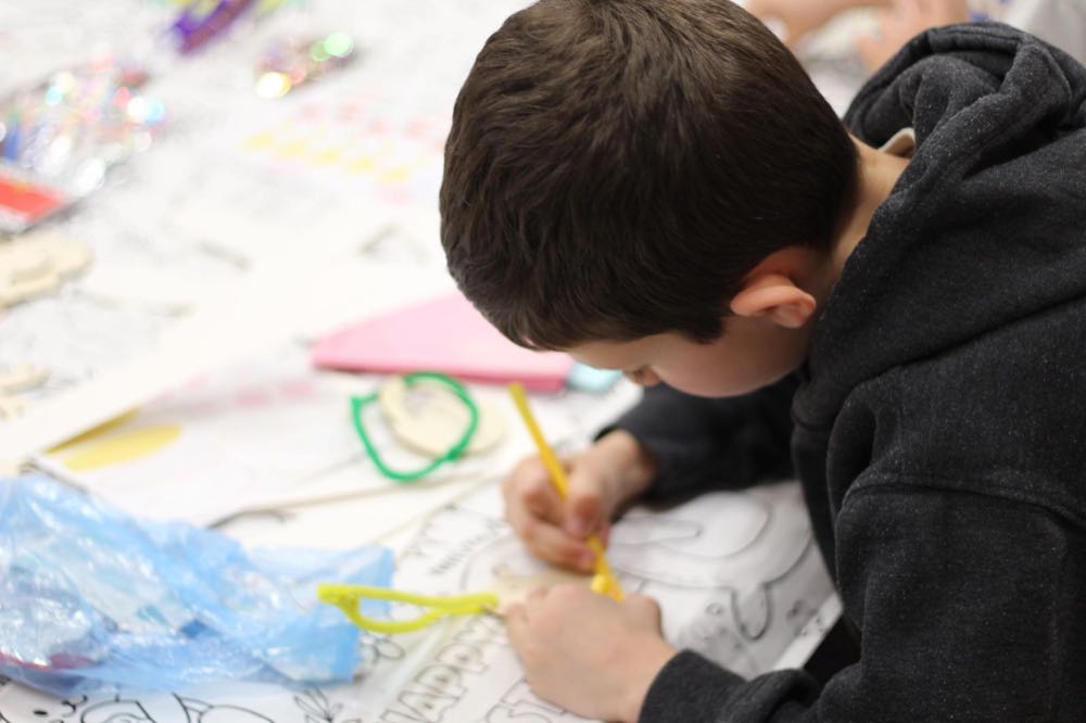 Children celebrating Easter at The Greek Academy