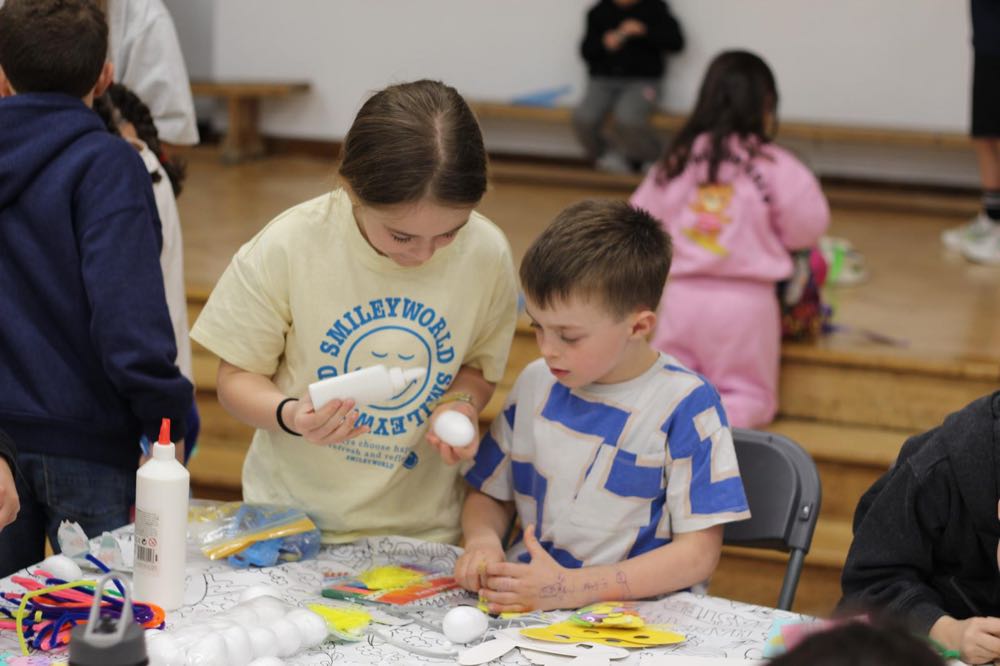 Children celebrating Easter at The Greek Academy