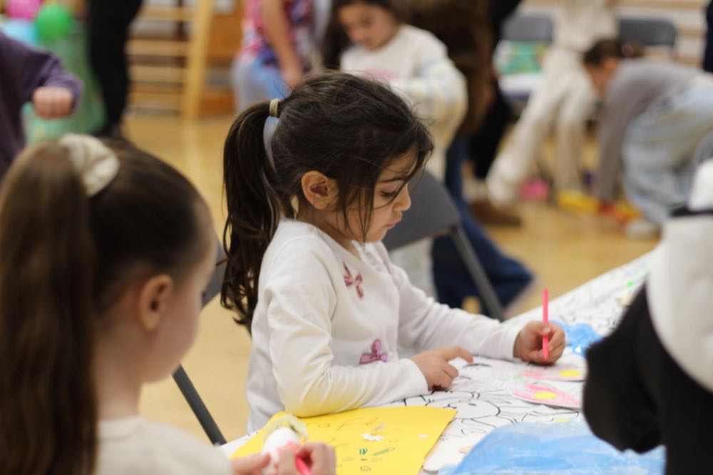 Children celebrating Easter at The Greek Academy