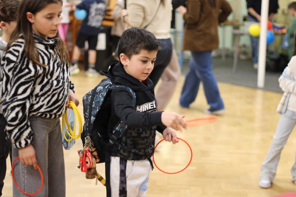 Children celebrating Easter at The Greek Academy