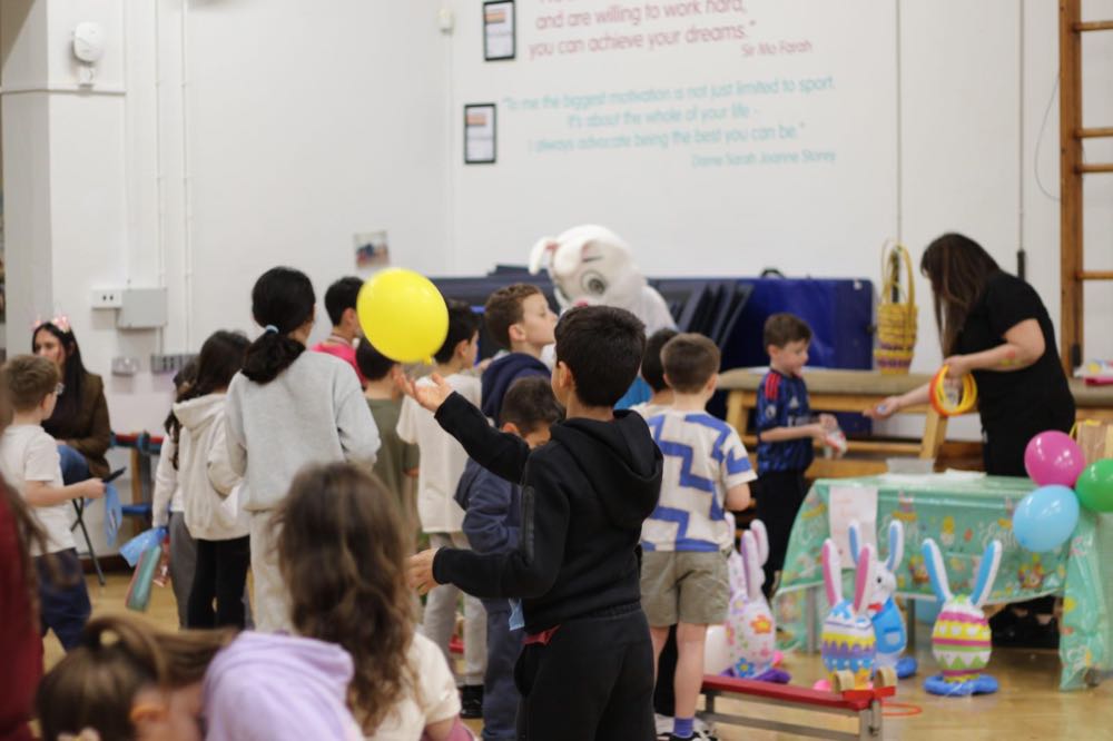 Children celebrating Easter at The Greek Academy