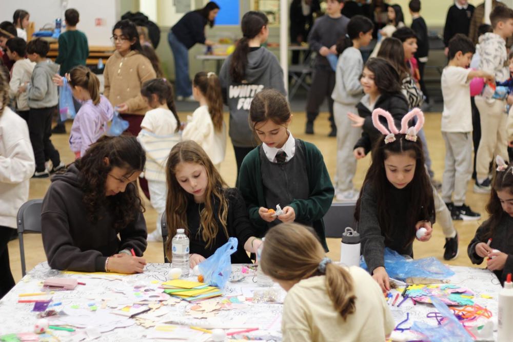 Children celebrating Easter at The Greek Academy