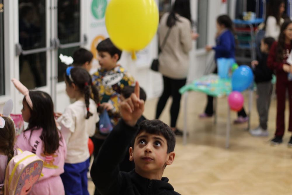 Children celebrating Easter at The Greek Academy