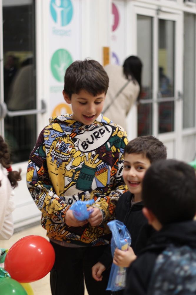 Children celebrating Easter at The Greek Academy
