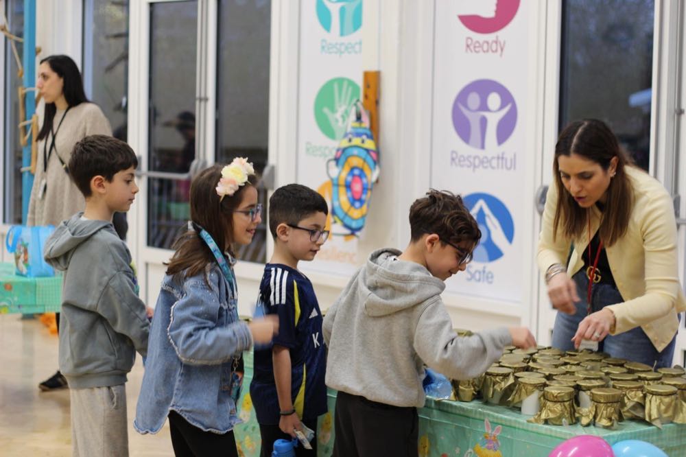 Children celebrating Easter at The Greek Academy