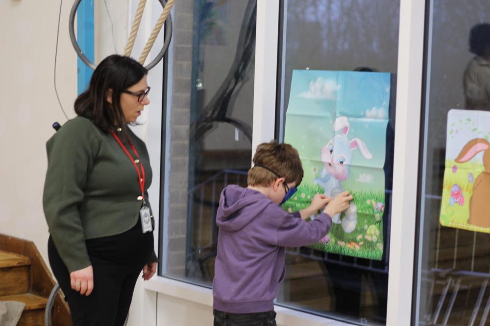 Children celebrating Easter at The Greek Academy