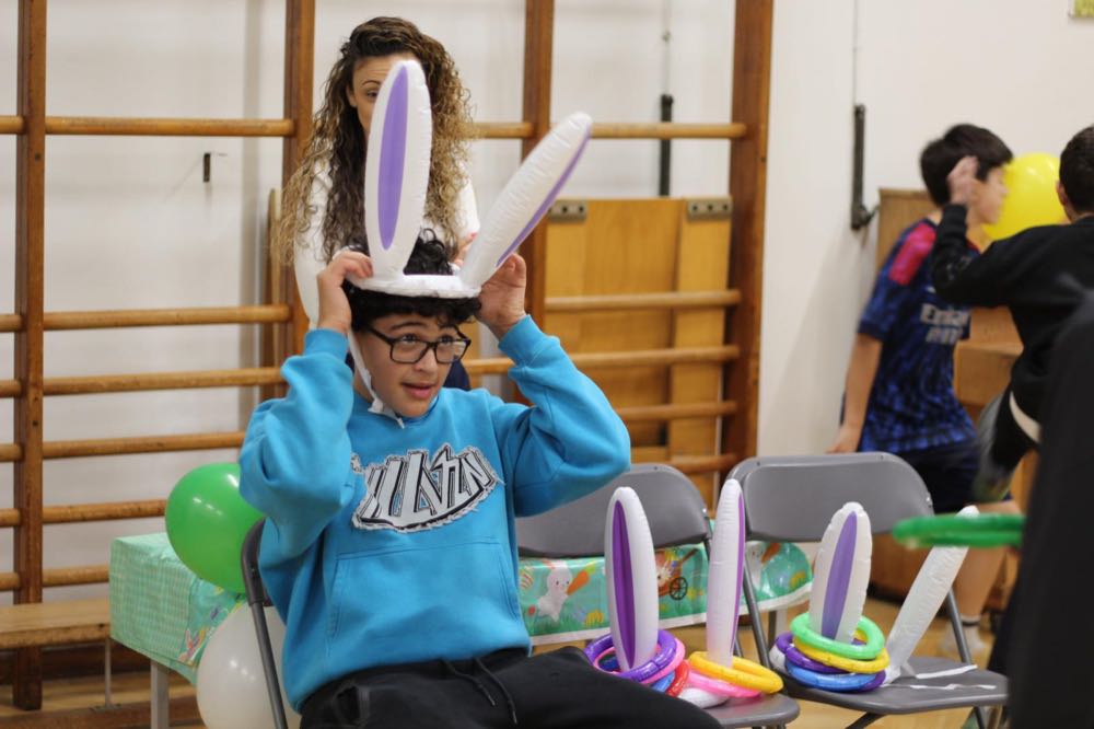 Children celebrating Easter at The Greek Academy