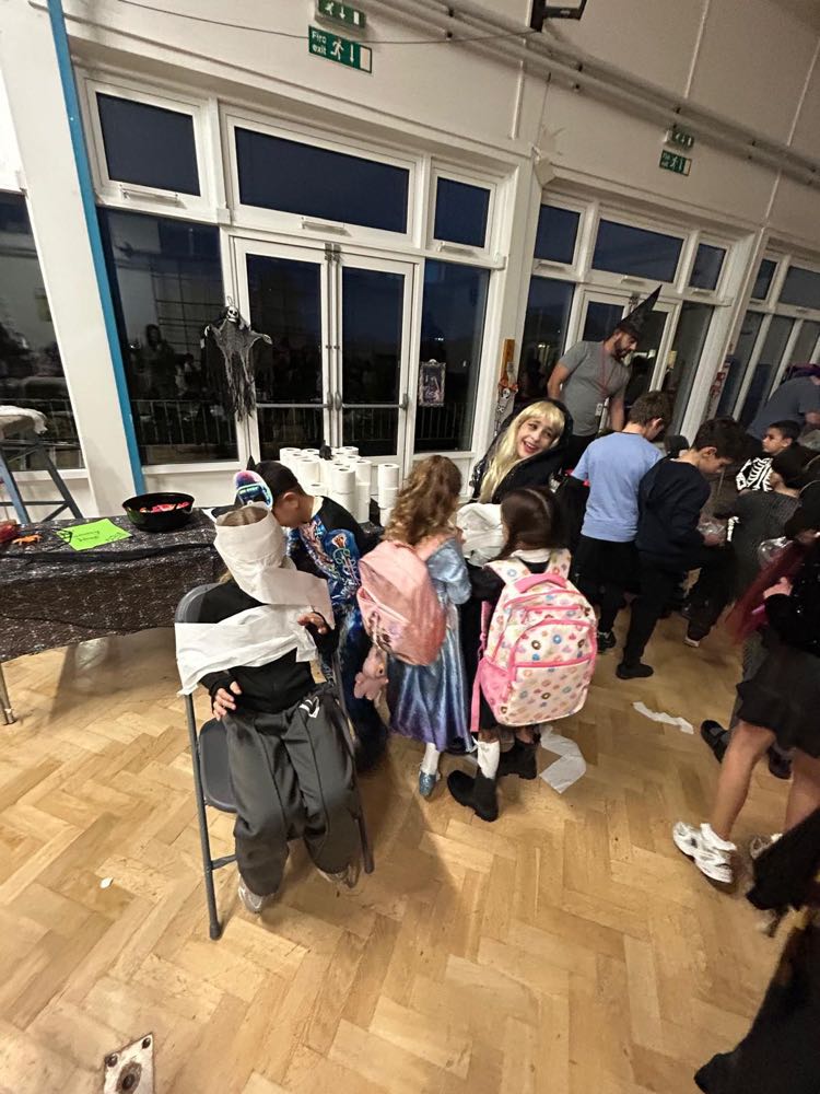 Children in costume at our Halloween celebration