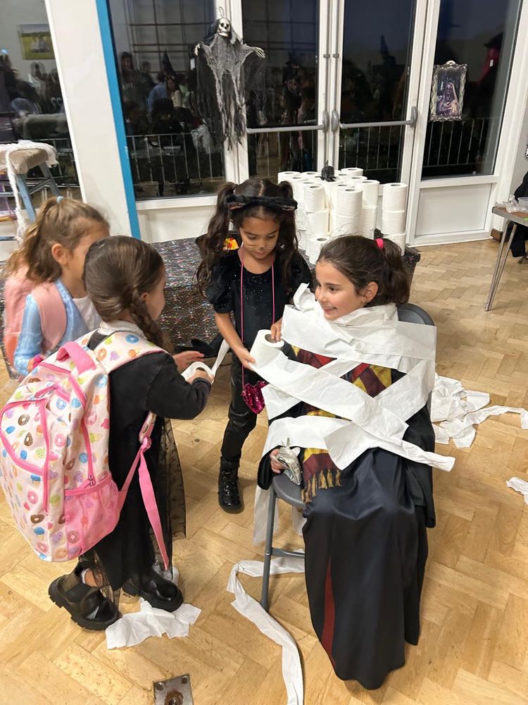 Children in costume at our Halloween celebration
