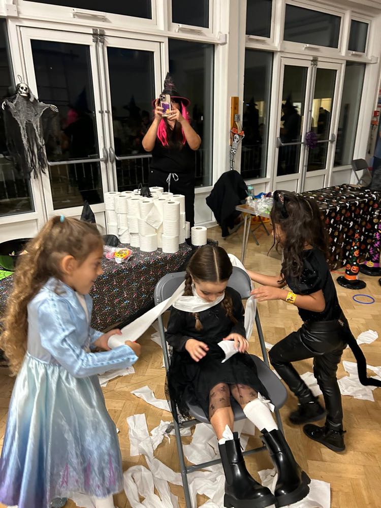 Children in costume at our Halloween celebration