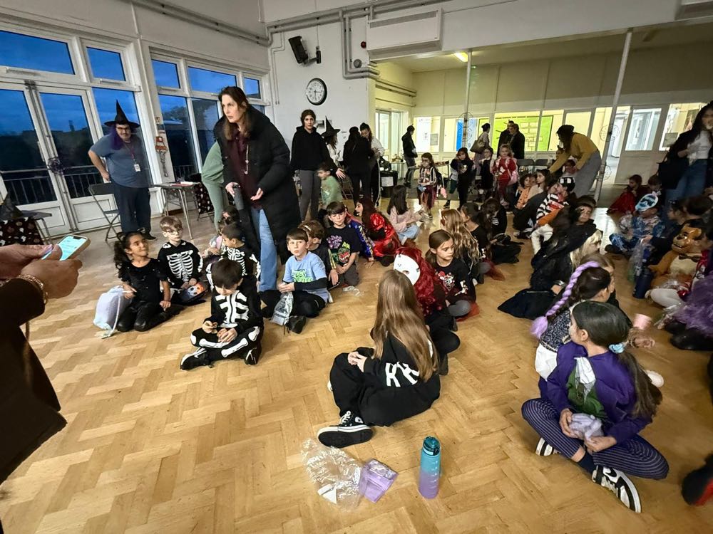 Children in costume at our Halloween celebration
