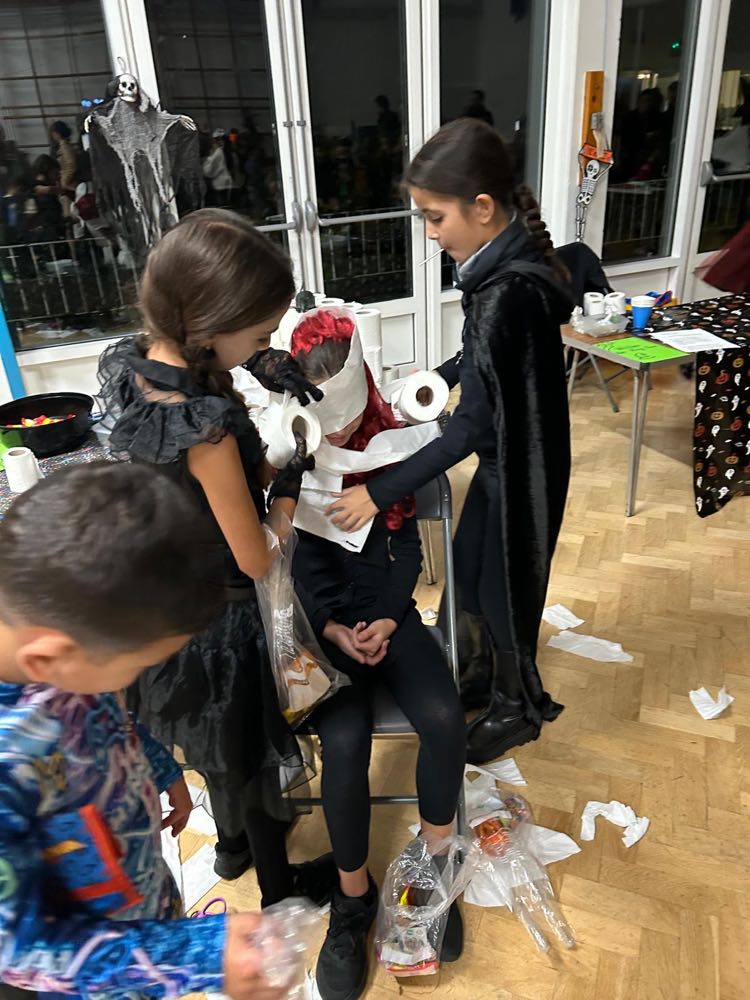 Children in costume at our Halloween celebration