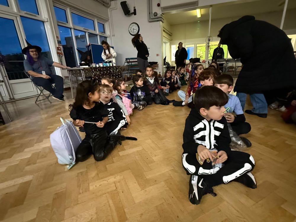 Children in costume at our Halloween celebration