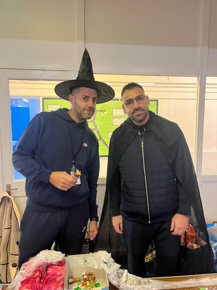 Children in costume at our Halloween celebration