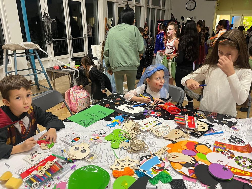 Children in costume at our Halloween celebration
