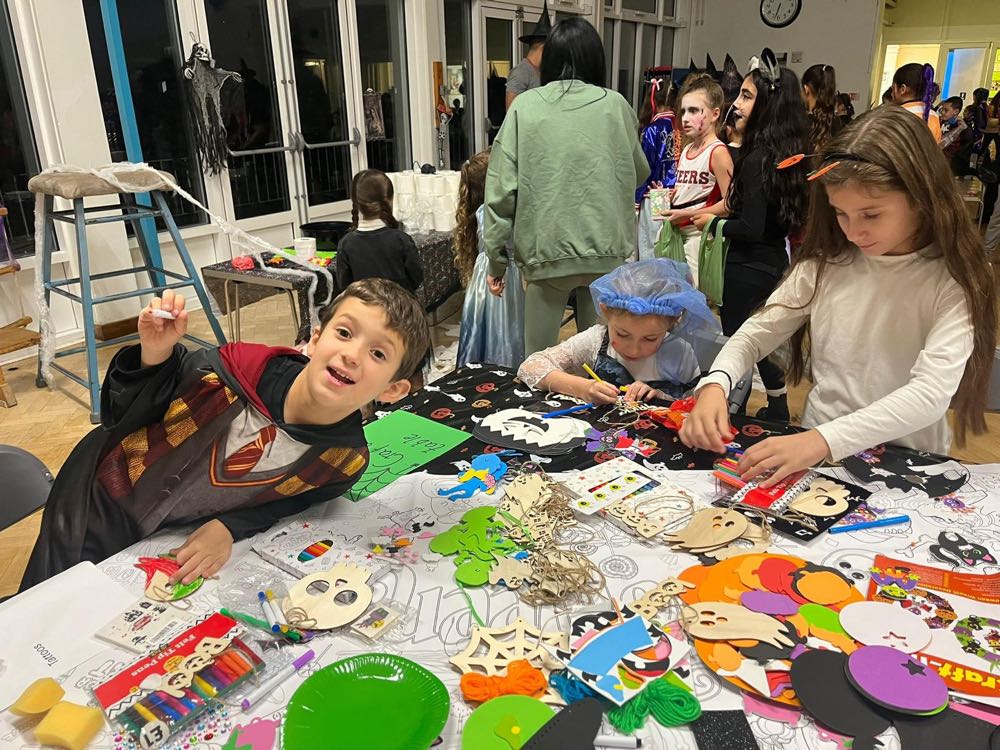 Children in costume at our Halloween celebration