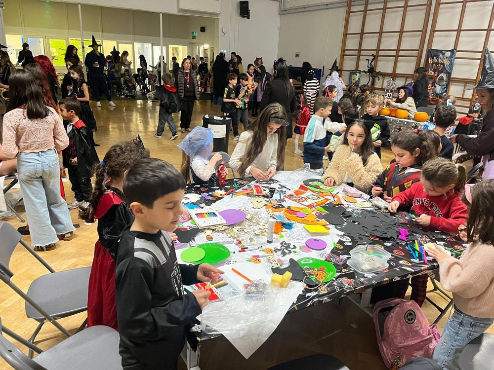 Children in costume at our Halloween celebration