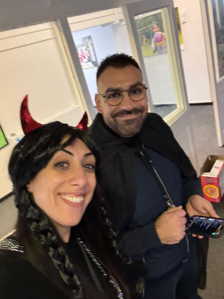 Children in costume at our Halloween celebration