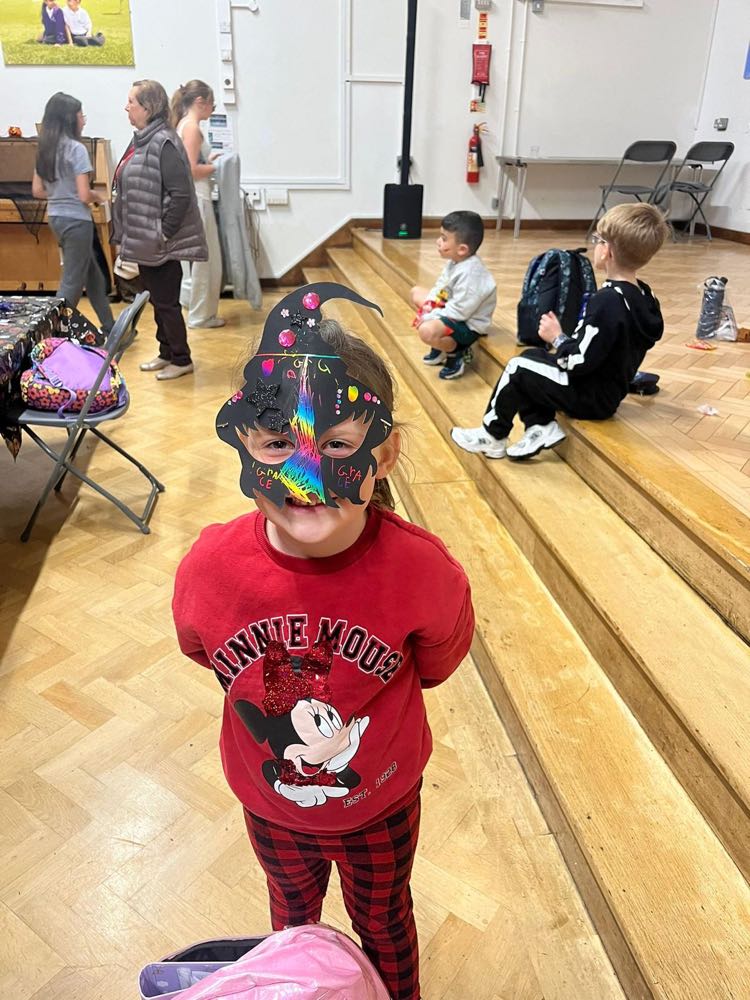 Children in costume at our Halloween celebration