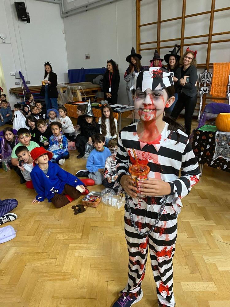 Children in costume at our Halloween celebration