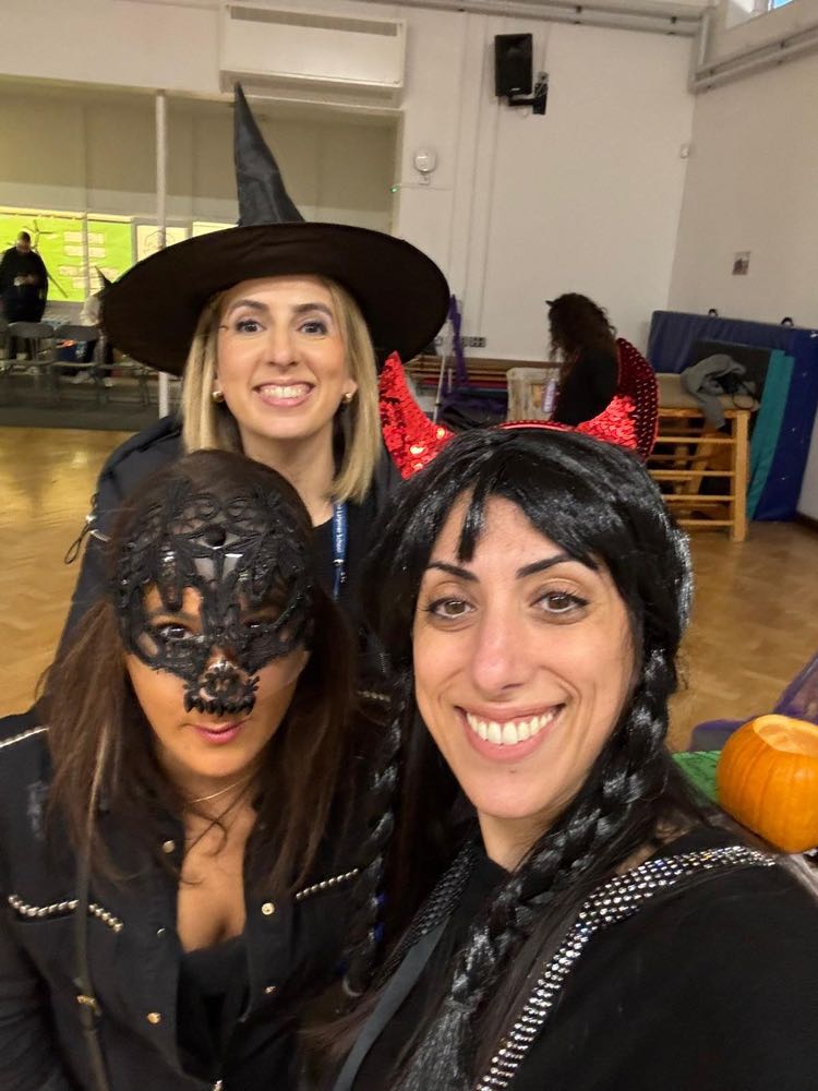 Children in costume at our Halloween celebration