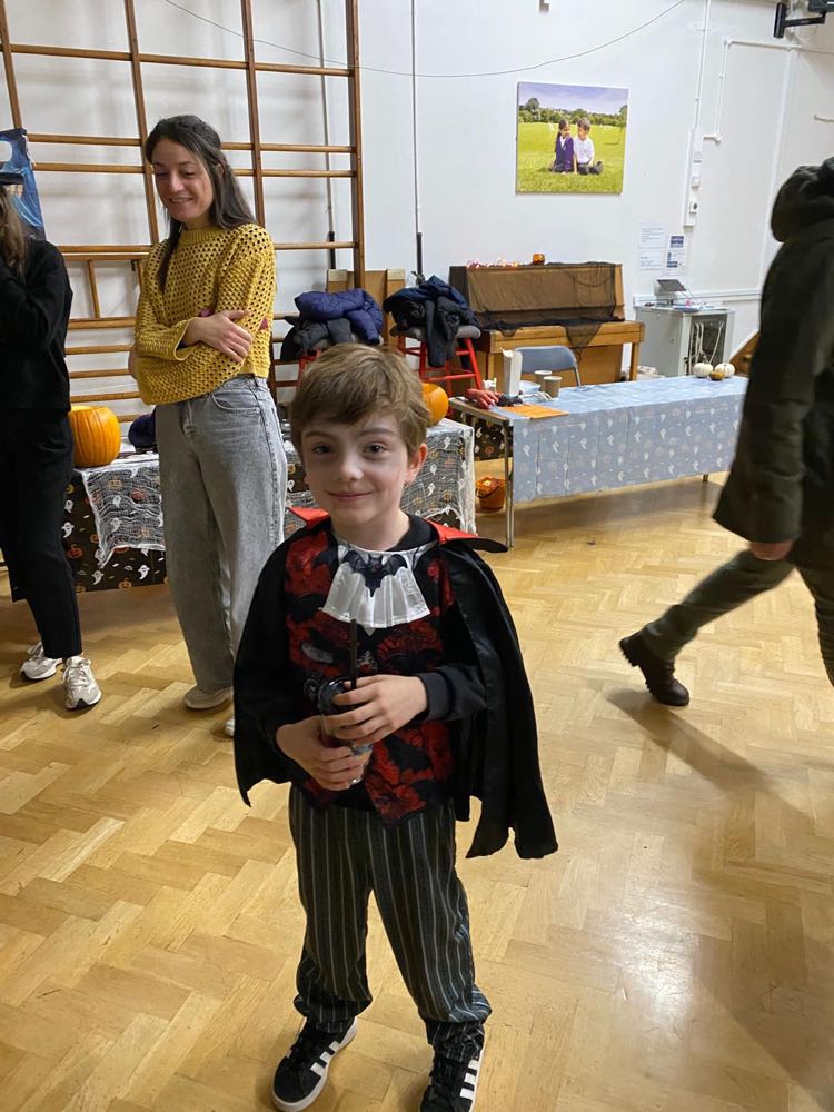 Children in costume at our Halloween celebration