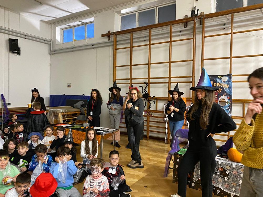 Children in costume at our Halloween celebration