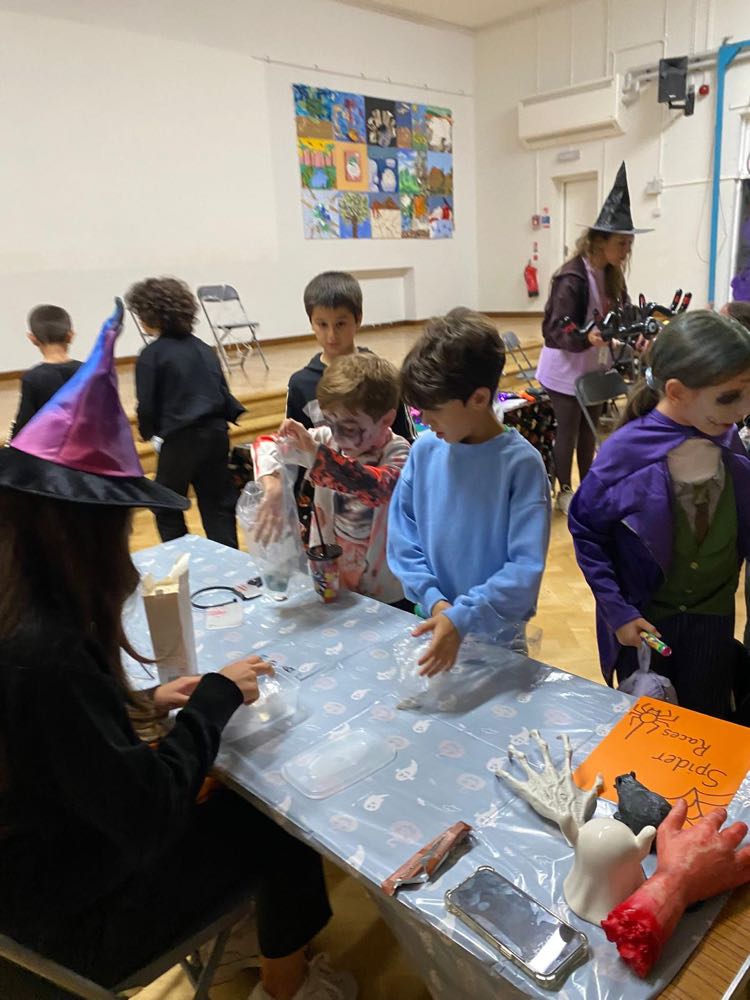 Children in costume at our Halloween celebration