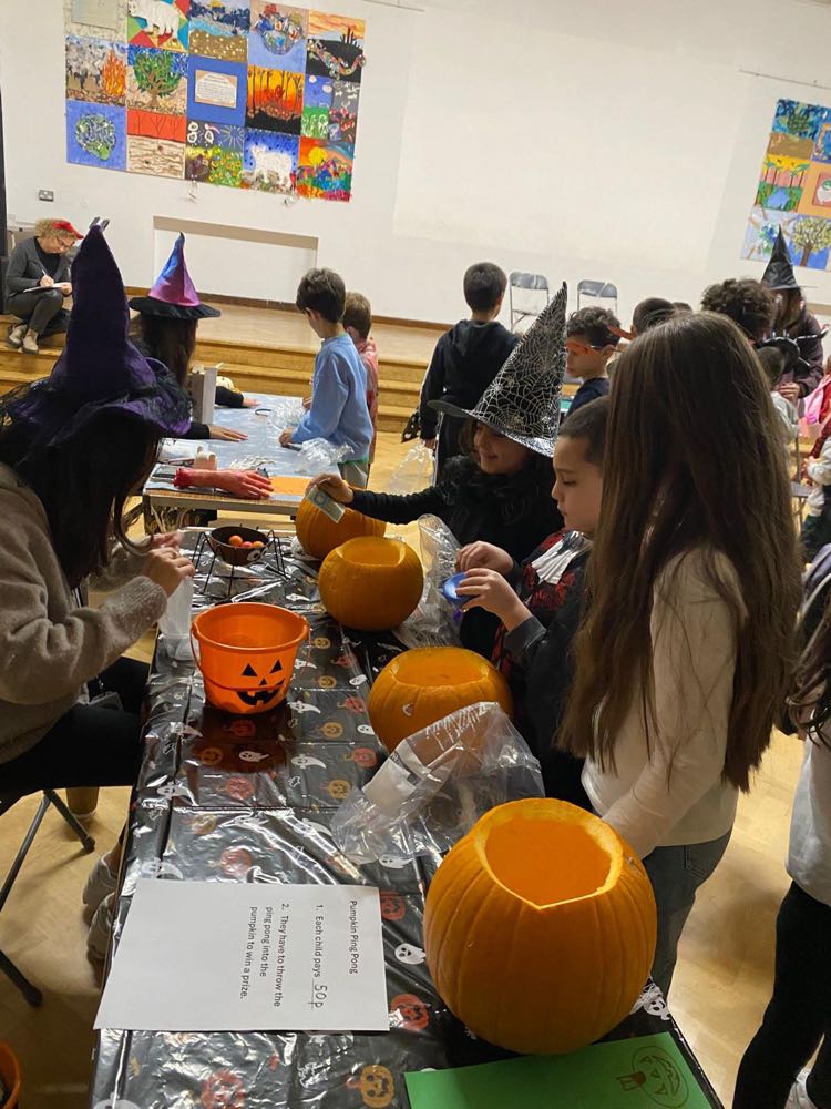 Children in costume at our Halloween celebration