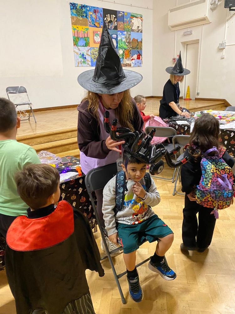 Children in costume at our Halloween celebration