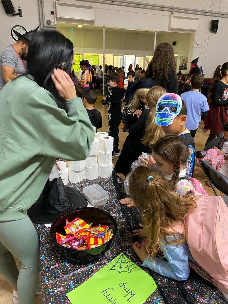 Children in costume at our Halloween celebration