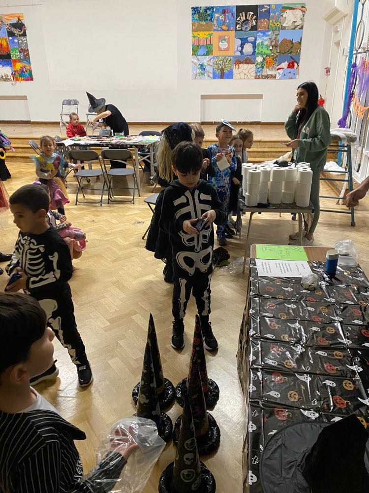 Children in costume at our Halloween celebration