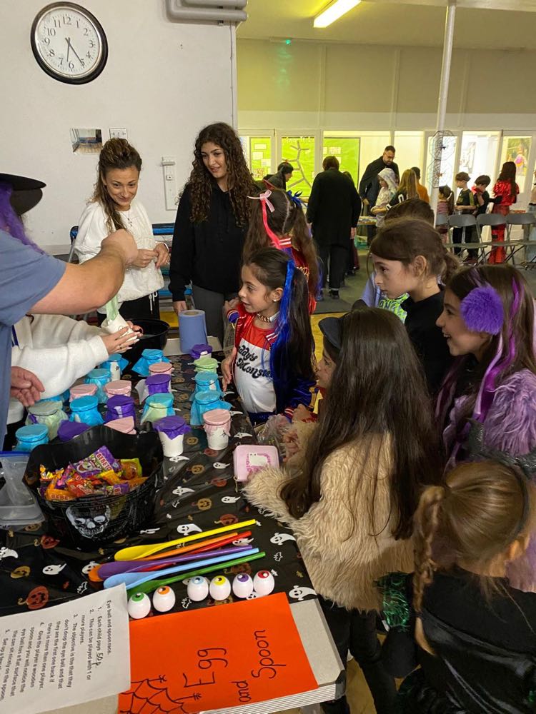 Children in costume at our Halloween celebration