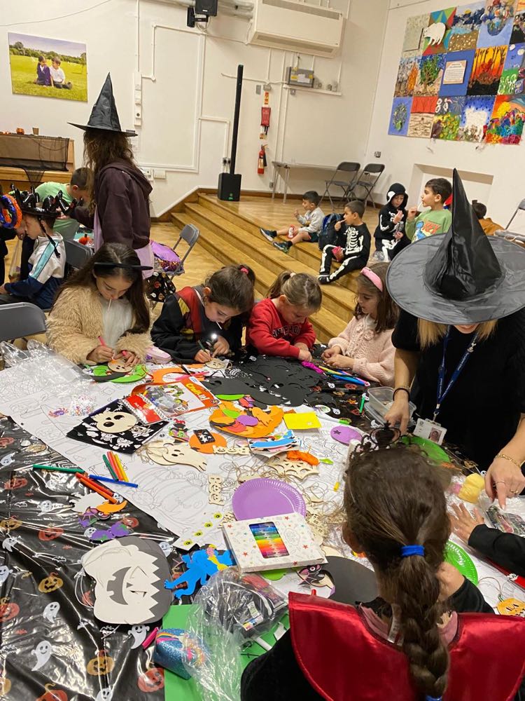 Children in costume at our Halloween celebration