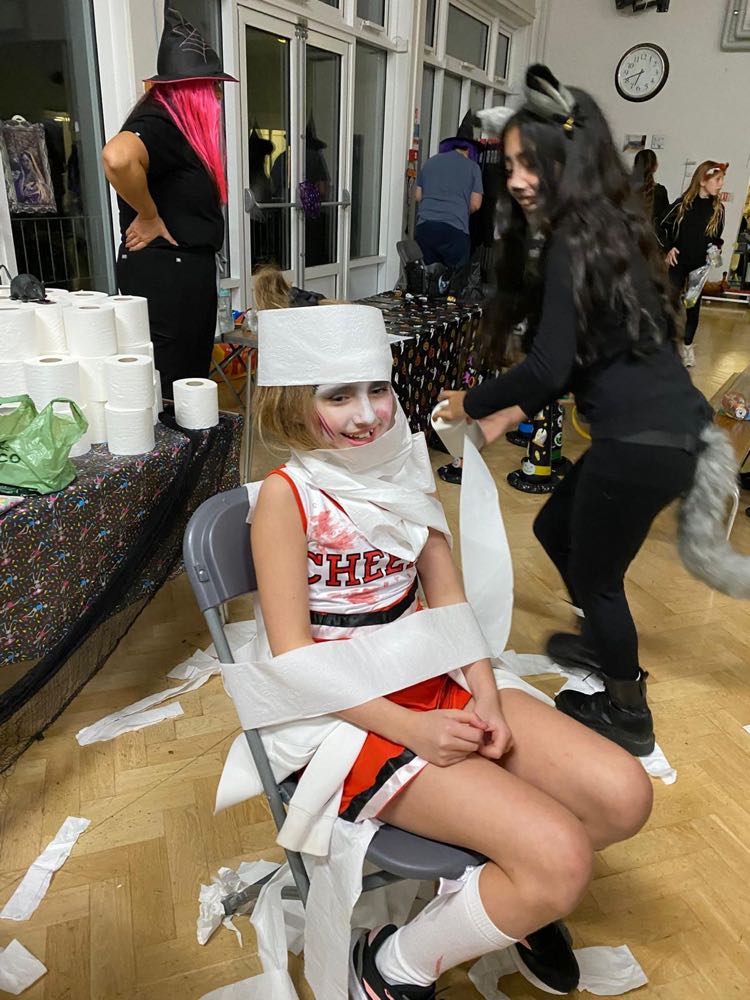 Children in costume at our Halloween celebration