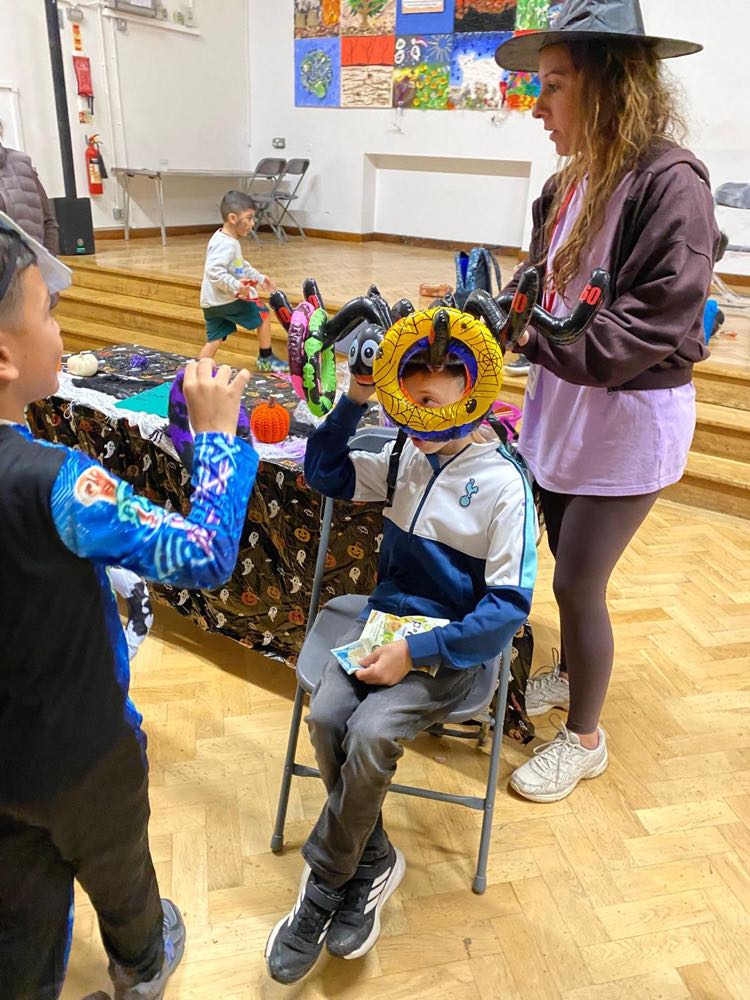 Children in costume at our Halloween celebration