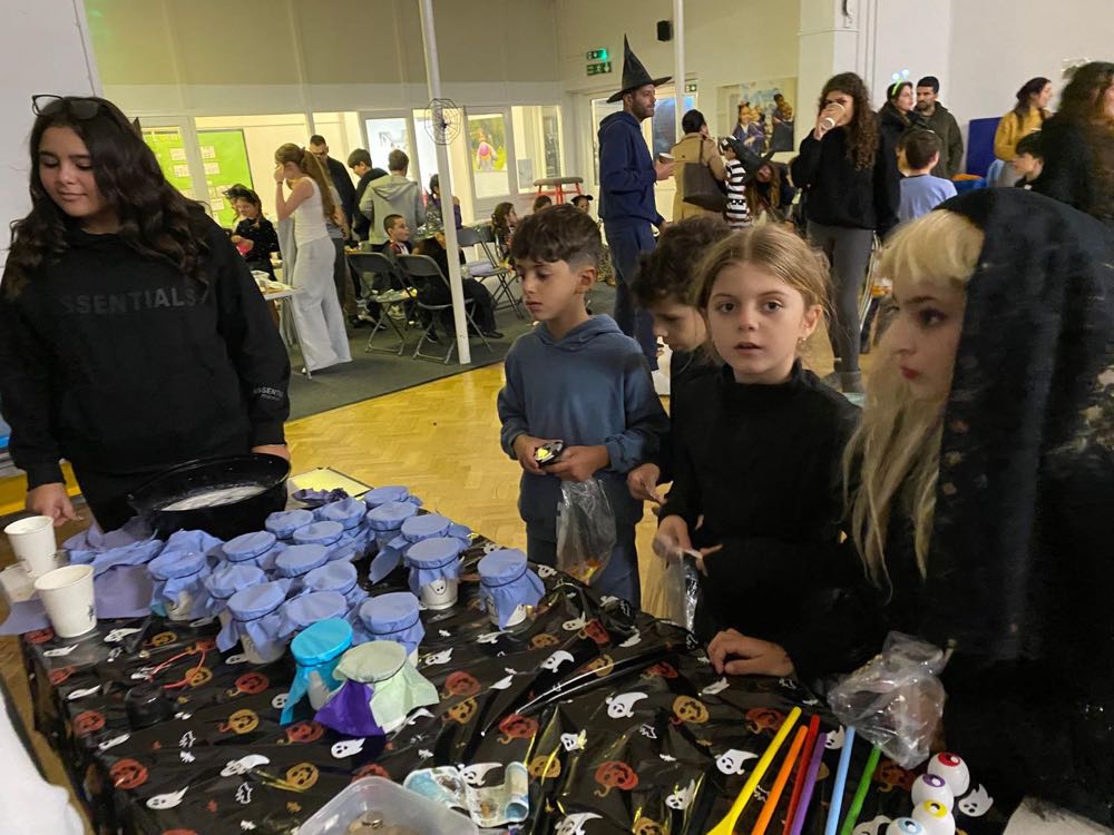 Children in costume at our Halloween celebration